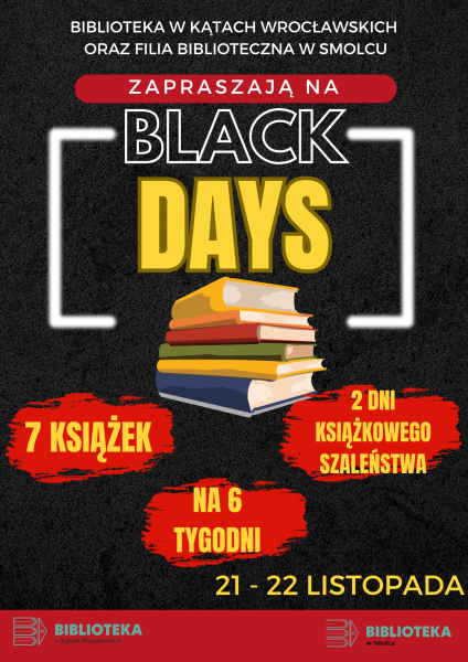 Black Days w naszych bibliotekach! 